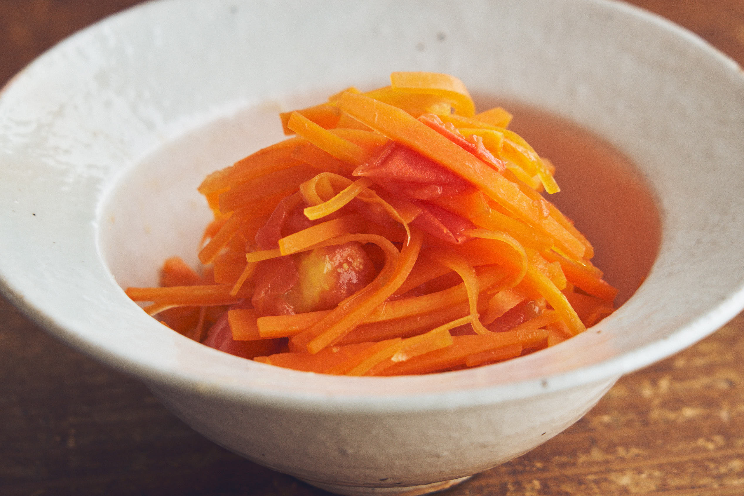 ３stepレシピ #005 「にんじんトマト」