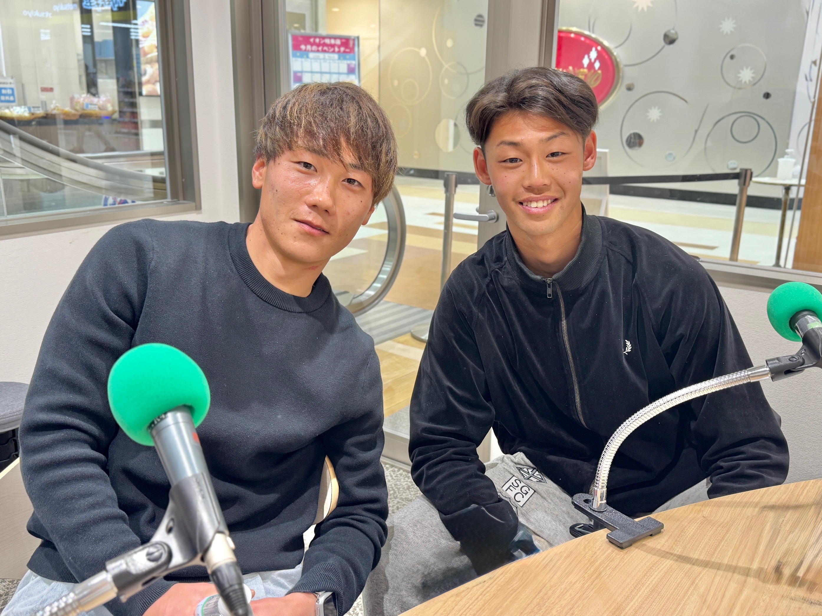 MF22 文 仁柱 選手、FW17 長井結矢 選手 【１週目】　