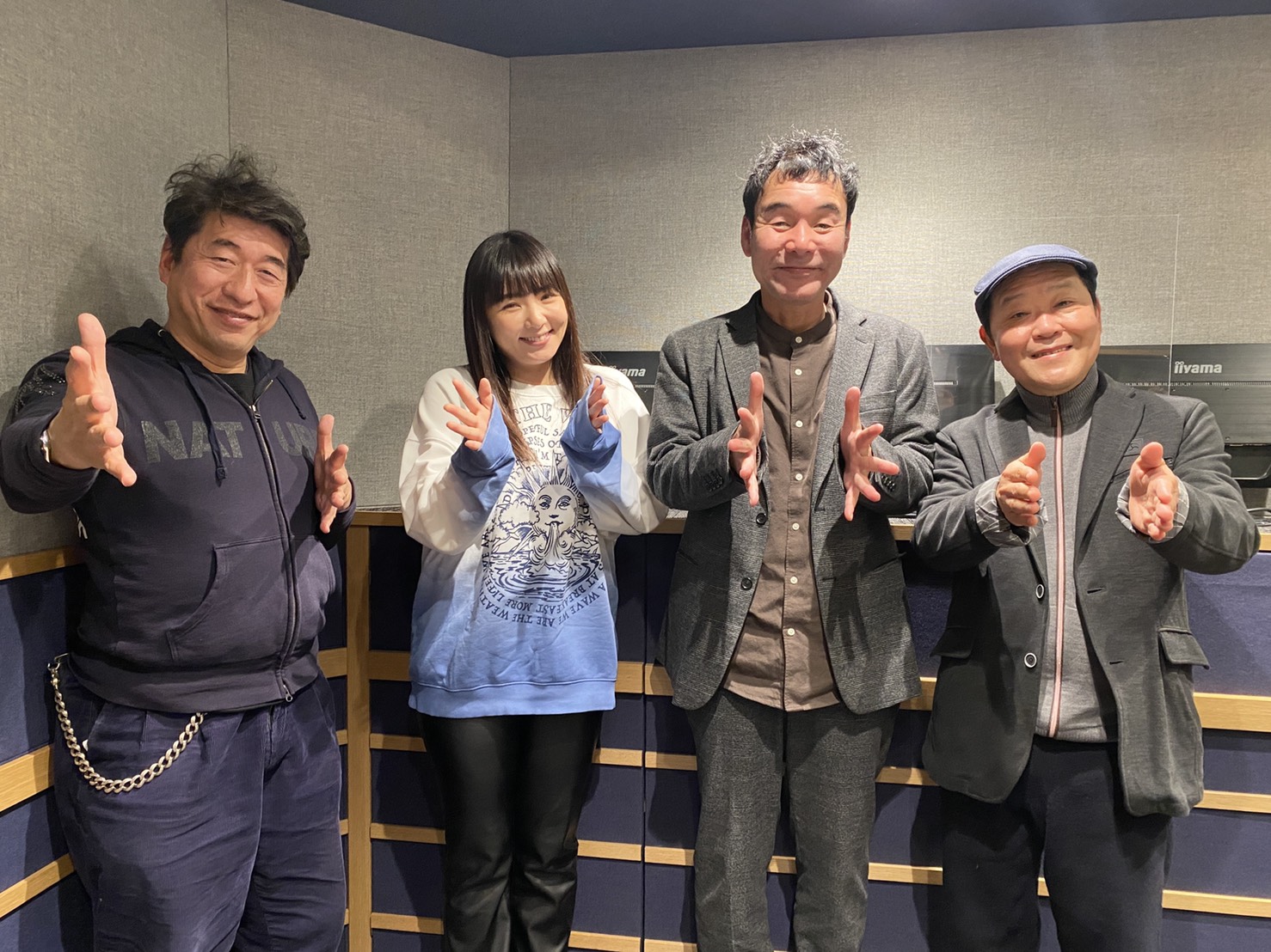 ダチョウ倶楽部と野呂佳代さんの話を盗み聞き・・・仲良し４人の大宴会♪