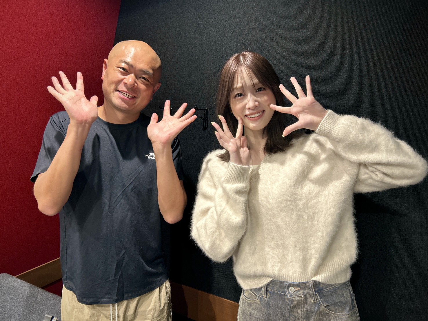 あばれる君さんと、髙橋ひかるさんの話を盗み聞き・・・