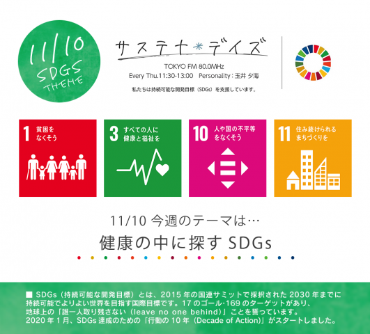 サステナ＊デイズ2022年11月10日 第132回はこちらから聞けます！
