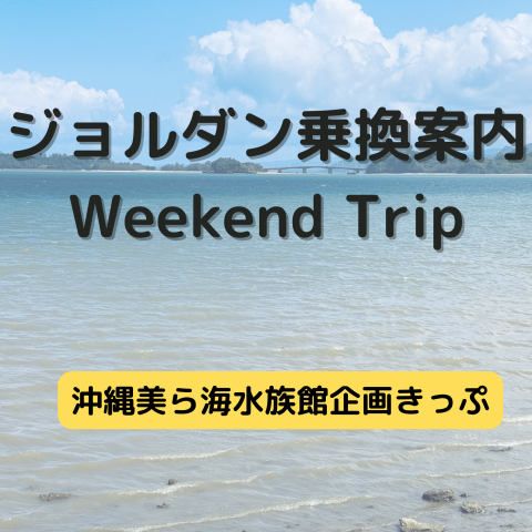 ジョルダン乗換案内　Weekend Trip-沖縄美ら海水族館企画きっぷ-