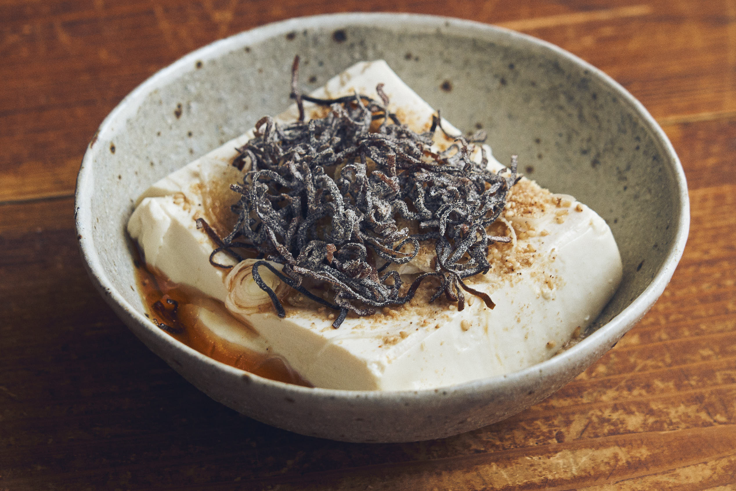 ３stepレシピ #015「豆腐の香ばしレンチン蒸し」