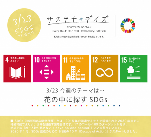 サステナ＊デイズ2023年3月23日 第149回はこちらから聞けます！