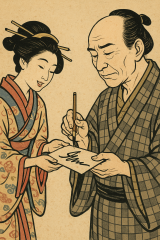 有名人のサイン。本当に欲しい？