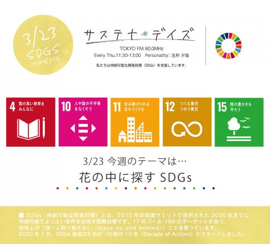 サステナ＊デイズ2023年3月23日 第149回はこちらから聞けます！