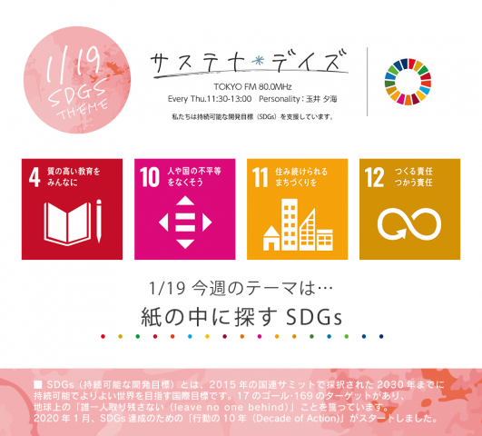 サステナ＊デイズ2023年1月19日 第141回はこちらから聞けます！
