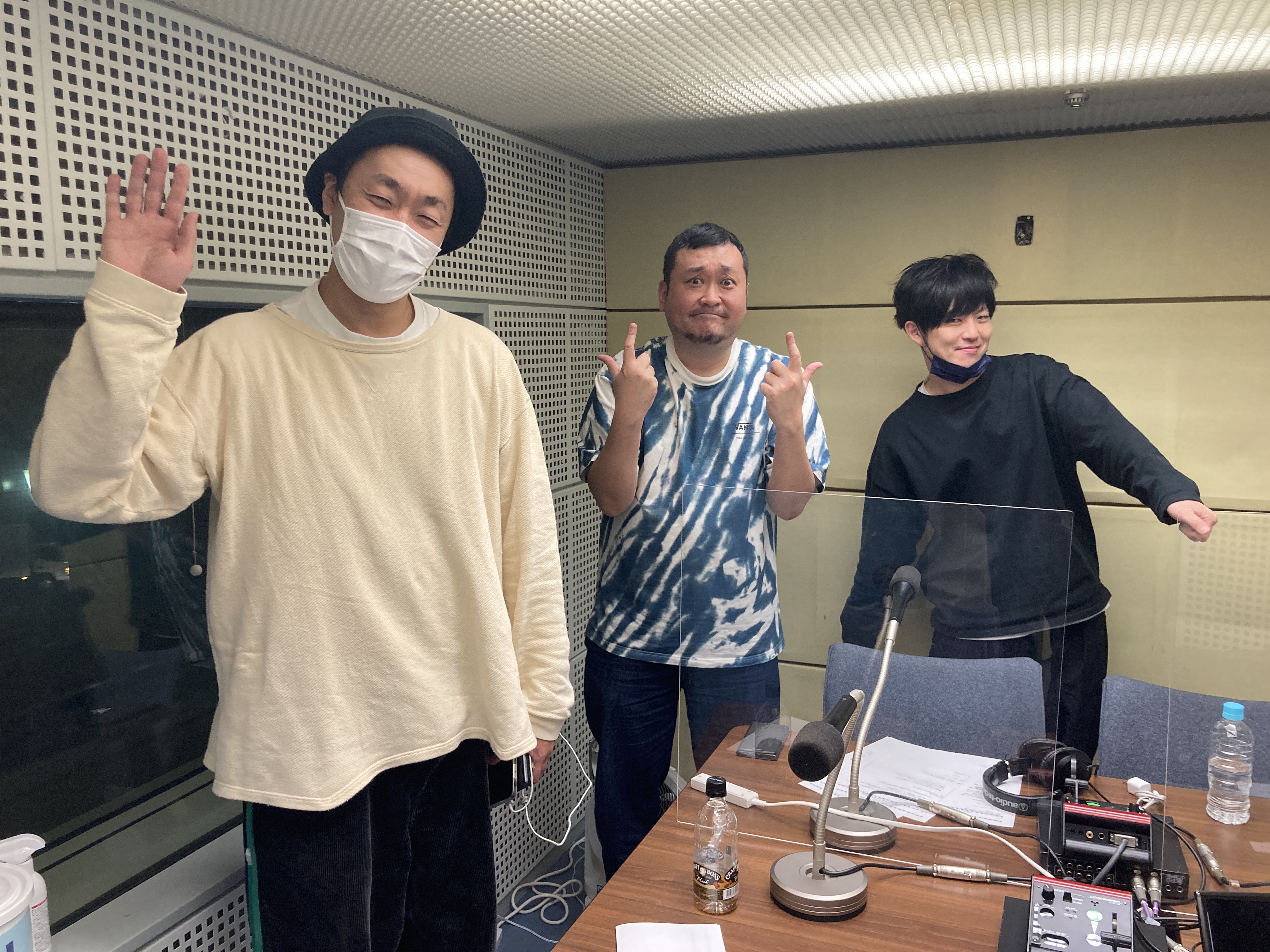 M-1終了後初収録！チャンピオン「錦鯉」渡辺さんとほぼ同期のグランジの3人が大会を振り返ったりしました！！