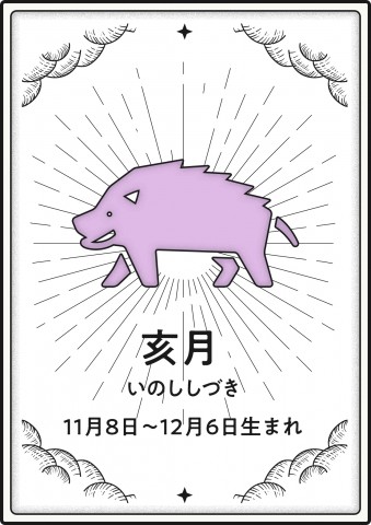 《11月8日～12月6日生まれの亥月のみなさんの2024年の運勢》