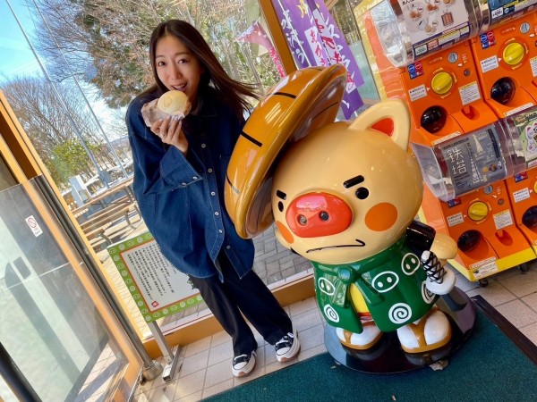 大きくふっくらな豚まん！　関越自動車道　赤城高原SA下り「ブー次郎豚まん」