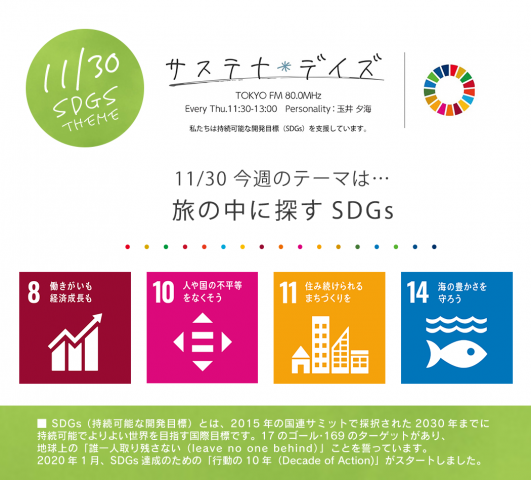 サステナ＊デイズ2023年11月30日 第184回はこちらから聞けます！