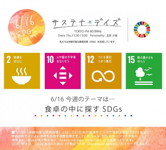 サステナ＊デイズ2022年6月16日 第113回はこちらから聞けます！