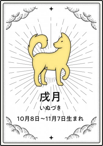 《10月8日～11月7日生まれの戌月のみなさんの2024年の運勢》