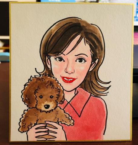 イラストレーターで似顔絵作家のオクノアキさんにお話を伺います☆＜後編＞