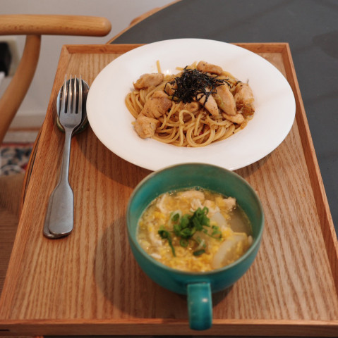 『【五右衛門風】鶏と長ネギのスパゲティ、ささみと大根のコーンクリームスープ』（2026年2/6（金）放送）